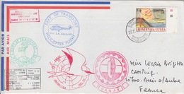 Polaire Sudafricain, 332 (TdC) Obl. Cape Town Le 20 II 85 + Sanae + Ms Agulhas Voyage 39 Et Helicopter Flight - Cartas & Documentos