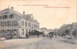 70-PLACHER-LES-MINES- L'HÔTEL MODERNE ET ROUTE DE CHAMPAGNEY - Sonstige & Ohne Zuordnung