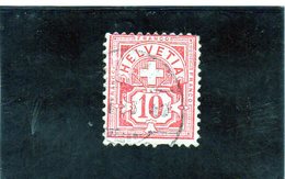 CG23 - 1882 Svizzera - Cifra - Unused Stamps