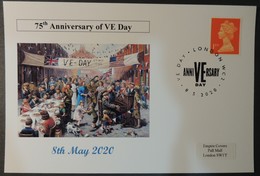 GB FDC VE Day 75th Anniversary - Postal Card With London Cancel Ww2 Wwii #1 - 2011-2020 Em. Décimales