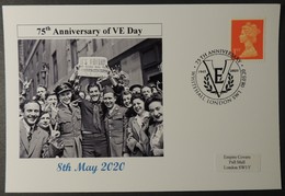 GB FDC VE Day 75th Anniversary - Postal Card With London Cancel Ww2 Wwii #3 - 2011-2020 Em. Décimales