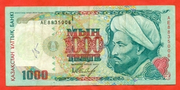 Kazakhstan 1994.Banknote Of 1000 Tenge From Circulation. - Kazakhstán