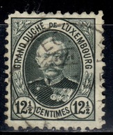 L+ Luxemburg 1891 Mi 58 Adolf GH - 1891 Adolphe Voorzijde