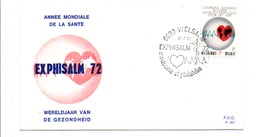 BELGIQUE FDC 1972 ANNEE MONDIALE DE LA SANTE - 1971-80