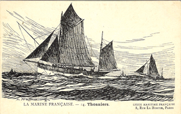 La Marine Française - 14 - Thonniers - Illust. HAFFNER - Ed. Ligue Maritime Française, Paris - Haffner