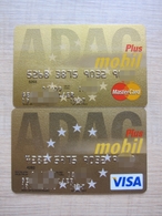 ADAC Mobil Plus, Visa And Master Cards, A Pair - Otros & Sin Clasificación