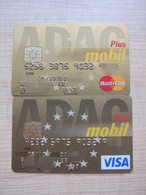 ADAC Mobil Plus, Visa And Master Cards With Chip, A Pair - Autres & Non Classés
