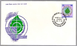 International Commission On IRIGATION AND DRAINAGE - Riego Y Drenaje. FDC Bombay 1975 - Agriculture