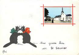 03  Saint Sauvier Chat Chats  Par Renée - Other & Unclassified