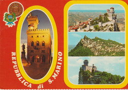 27-San Marino-Storia Postale 1983-Natale-Religione-C.I.Saluti Da...x Acireale - Briefe U. Dokumente