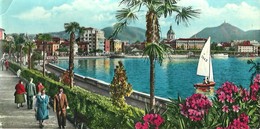 Delcampe - 8079 "COMO-LUNGOLAGO-BABY CARD(7,0 X 14,8)"ANIMATA-CART. POST. ORIG.SPED.1963 - Como