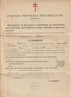 51-AMGOT-Occupazione  Alleata Sicilia-Consorzio Antitubercolare-50c. X Ionia O Riposto - Anglo-Amerik. Bez.: Sicilë