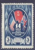 1944. USSR/Russia,  Allied Nation's Day, Mich.910, 1v, Unused/mint - Ongebruikt