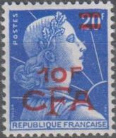 Y&T N° 337 Et 337 A Marianne De Muller Réunion Surcharge CFA - Unused Stamps