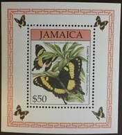 Jamaica 1994 Butterflies Minisheet MNH - Papillons