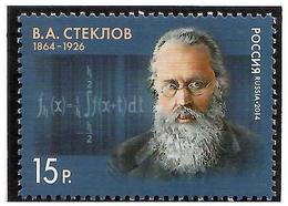 Russia 2014 . Scientist V.A.Steklov. 1v: 15 R.   Michel # 2010 - Unused Stamps