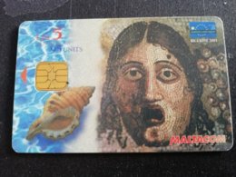 MALTA   LM5    95 UNITS CHIPCARD  SEASHELL  Fine Used    ** 1901** - Malte