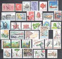 Sweden - Mix Of 34 Different Stamps - Used - Collections