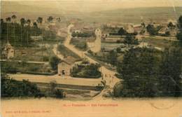 FRONCIES VUE PANORAMIQUE CARTE COLORISEE ET TOILEE - Autres & Non Classés