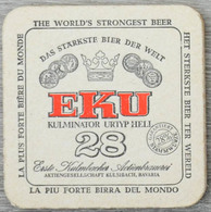Sous-bock EKU Kulminator Urtyp Hell 28 The World's Strongest Beer Das Starkste Bier Der Welt Bierviltje Coaster (N) - Sous-bocks