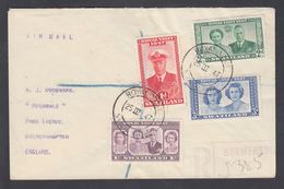 1947. SWAZILAND. ROYAL VISIT. Complete Set. ROYAL VISIT SWAZILAND 25 III 47.  (MICHEL 44-47) - JF323847 - Swasiland (...-1967)