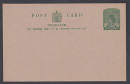 1961. SWAZILAND. POST CARD ELIZABETH 1½ CENTS  () - JF323868 - Swaziland (...-1967)