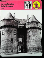 Confiscation De La Bretagne (1378) - FICHE HISTOIRE Illustrée (Guérande )  - Série Vie Politique - Histoire