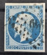 FRANCE 1860 - Canceled - YT 14B - 20c - 1853-1860 Napoléon III.