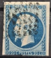 FRANCE 1860 - Canceled - YT 14B - 20c - 1853-1860 Napoléon III.