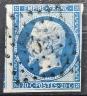 FRANCE 1860 - Canceled - YT 14B - 20c - 1853-1860 Napoleon III