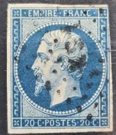 FRANCE 1860 - Canceled - YT 14B - 20c - 1853-1860 Napoléon III.