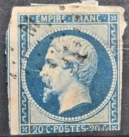 FRANCE 1860 - Canceled - YT 14B - 20c - 1853-1860 Napoleon III