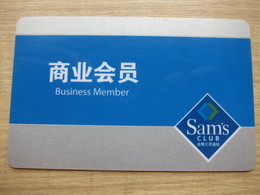 China Sam's Club Business Member Magnetic Card,backside With Personal Photo - Books & CDs