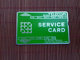 Service Card Uk Phonecard 009G 04177 Used Rare - BT Engineer BSK Service Test Issues