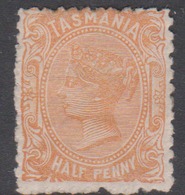 Australia-Tasmania SG 163 1880 Half Penny Orange,Mint Hinged,perf 12 - Ongebruikt