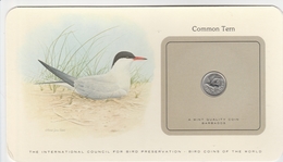 BIRD COINS OF THE WORLD - PIECES D OISEAUX - TEN CENTS - COMMON TERN - STERNE PIERREGARIN 1980 - Barbados