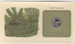 BIRD COINS OF THE WORLD - PIECES D OISEAUX - 20T  - DWARF CASSOWARY - Casoar De Bennett - 1979 - Papua-Neuguinea