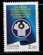 RUSSIE - N°6602 **  (2001) CEI - Nuovi