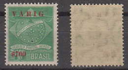 Brazil Brasil Airmail VARIG Mi# V 2 I ** MNH 700R Overprint 1927 - Airmail (Private Companies)