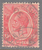 KENYA UGANDA TANGANYIKA    SCOTT NO 24     USED     YEAR  1922 - Kenya & Uganda