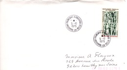 ANDORRE N°280 SUR LETTRE POUR LA FRANCE 1979 - Briefe U. Dokumente