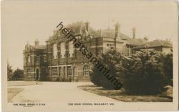 Ballarat - The High School - Victoria - Foto-AK - Verlag The Rose Stereograph Armadale - Ballarat