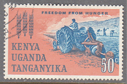 KENYA UGANDA TANGANYIKA    SCOTT NO 138     USED    YEAR  1963 - Kenya, Uganda & Tanganyika