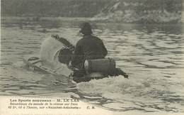 SPORT NOUVEAUX - M. LE. LAS - RECORDMAN DU MONDE DE LA VITSSE SUR L'EAU 62,68Km A L'HEURE - Water-skiing
