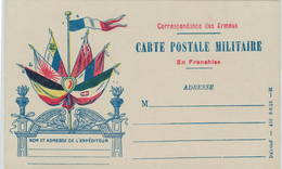 Ungebrauchte Ganzsache Entier - Correspondance Des Armees - Flaggen Der Alliierten - Depose 406 6-6-16 M. - War Stamps
