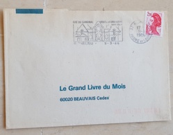 FRANCE Histoire . Flamme Temporaire Illustrée RICHELIEU Cité Du Cardinal Modele D'urbanisme XVIIeme Siecle (1986) - Andere & Zonder Classificatie