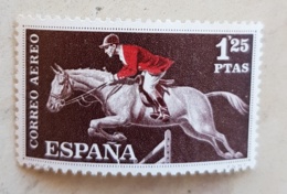 ESPAGNE Chevaux, Cheval, Horse, Caballo, Hippisme, Saut D'obstacles. 1 Valeur  * MLH - Paardensport