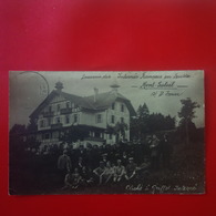 CARTE PHOTO SOUVENIR DES INTERNES FRANCAIS EN SUISSE MONT SOLEIL SAINT IMIER - Saint-Imier 