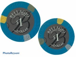 JETON / TOKEN LAS VEGAS 1$ CASINO BELLAGIO - Casino