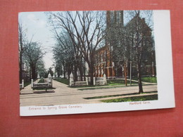 Entrance To Spring Grove Cemetery   Connecticut > Hartford     Ref 4048 - Hartford